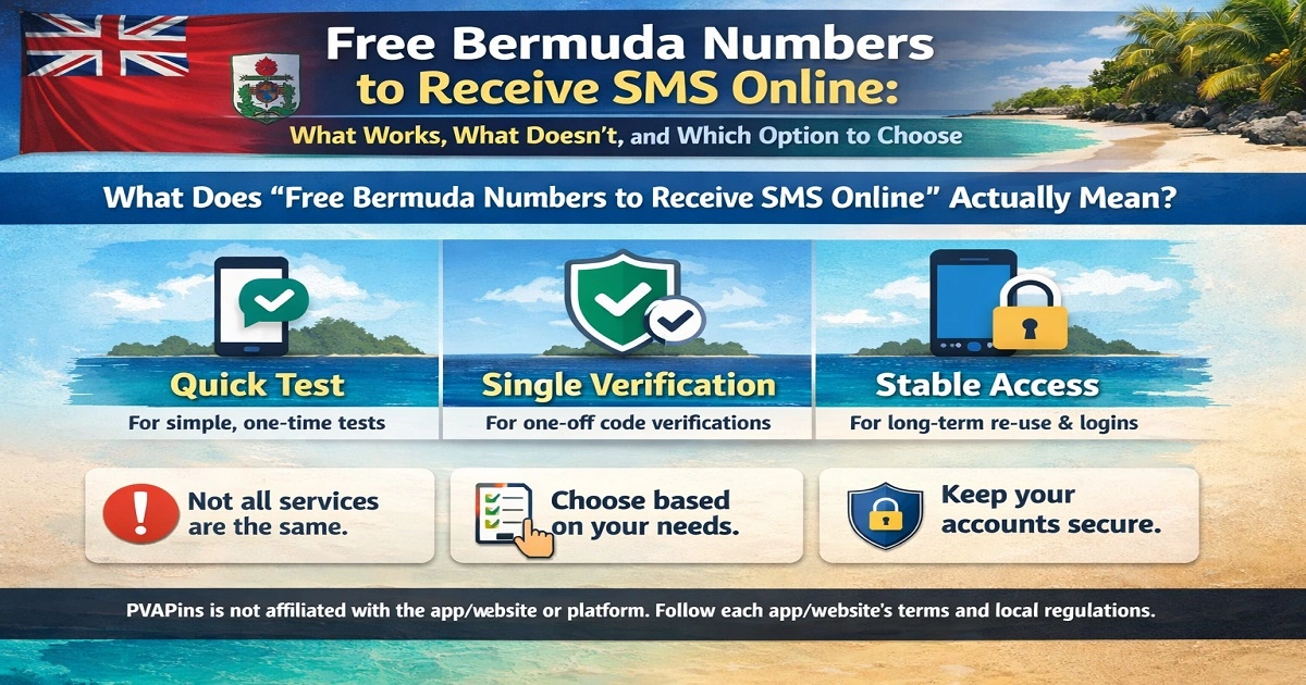 Free Bermuda Number Information