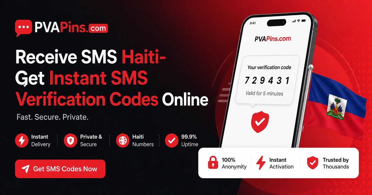 Haiti — receive SMS online