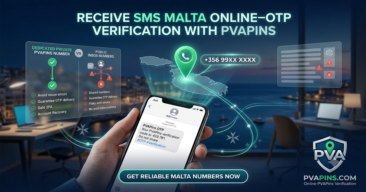 Malta — receive SMS online