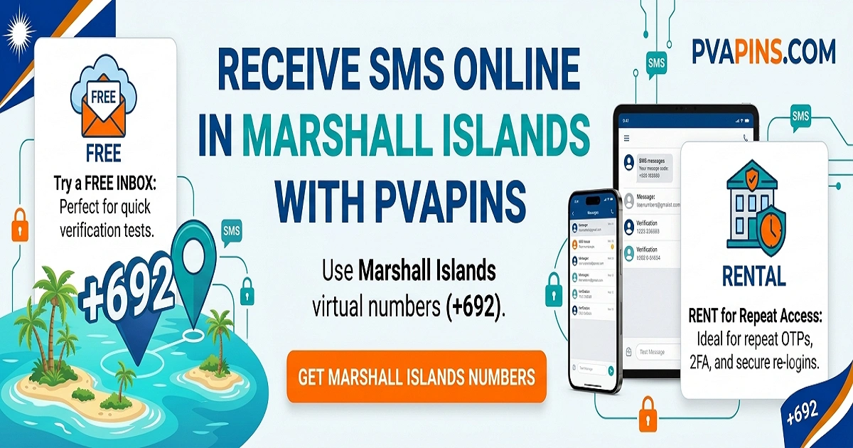 Marshall Islands — receive SMS online