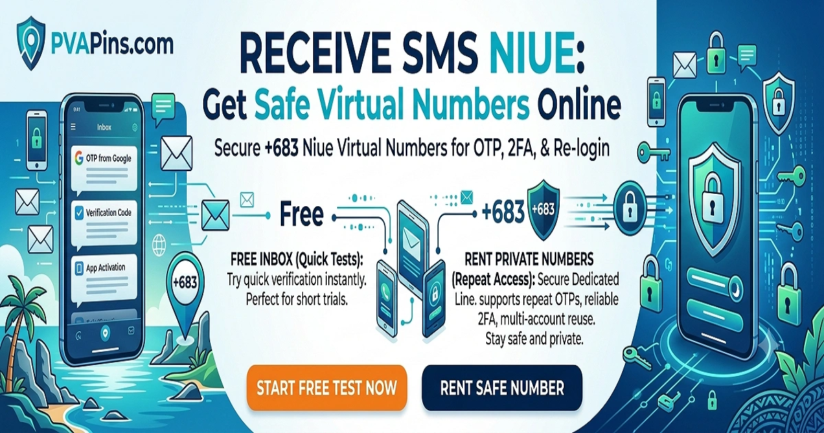 Niue — receive SMS online