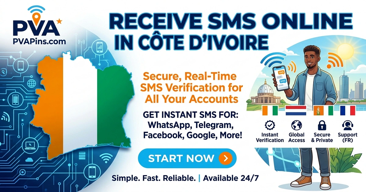 Cote D’Ivoire — receive SMS online