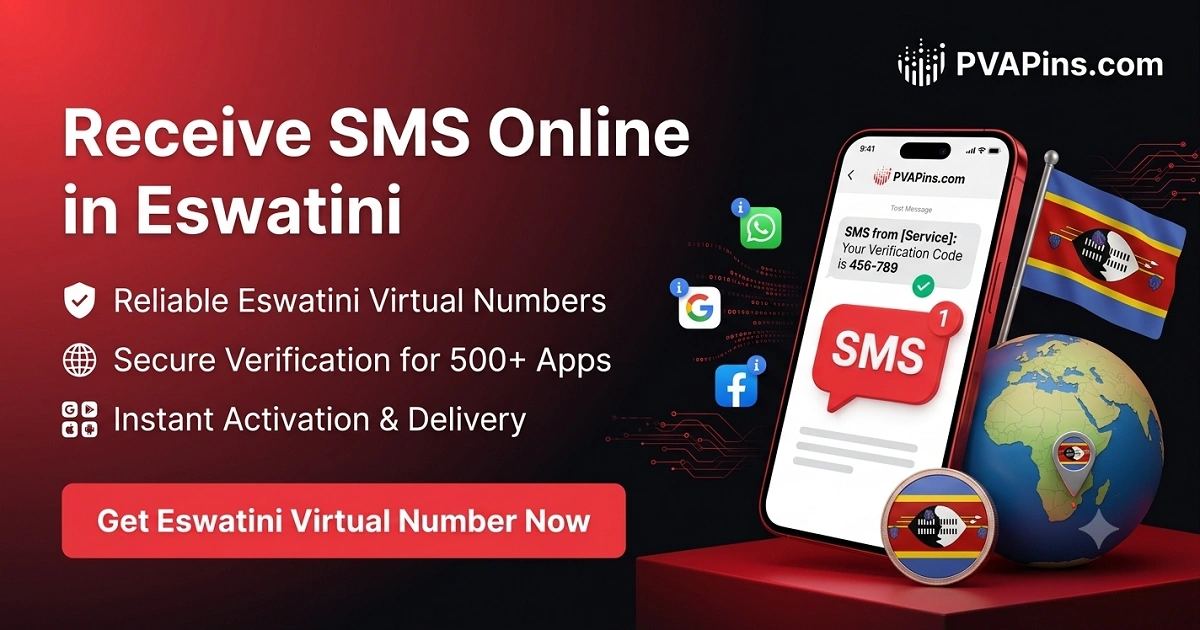 Eswatini — receive SMS online