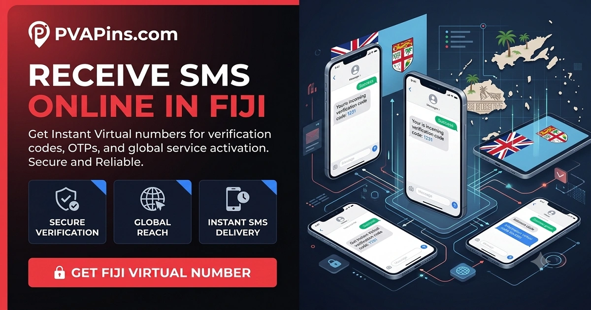 Fiji — receive SMS online