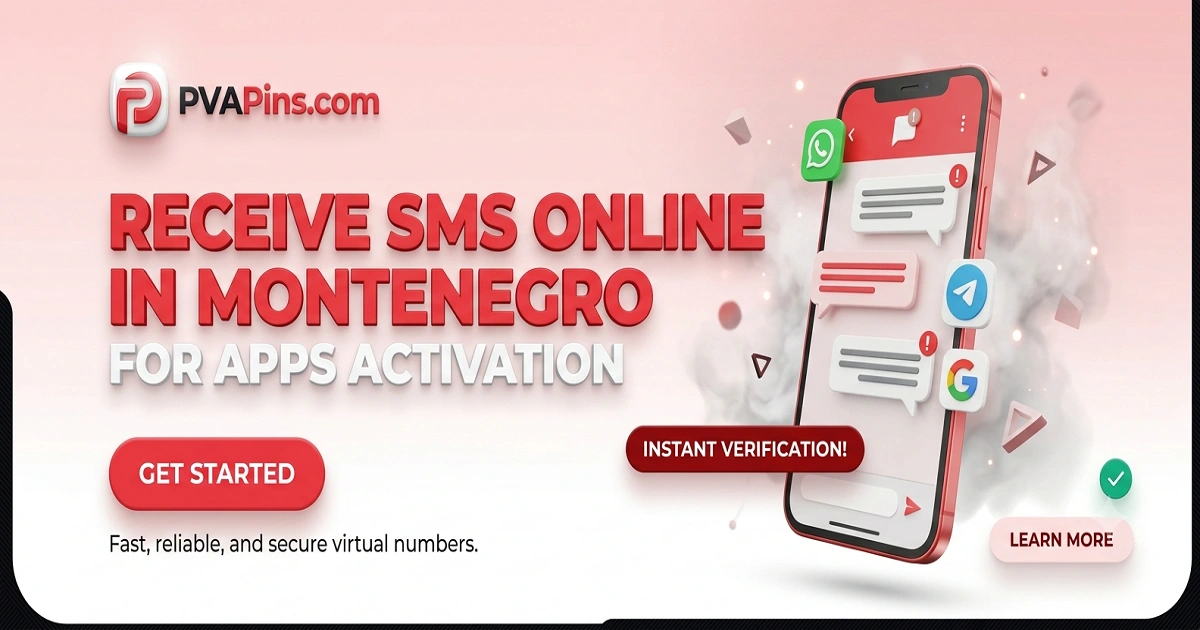 Montenegro — receive SMS online