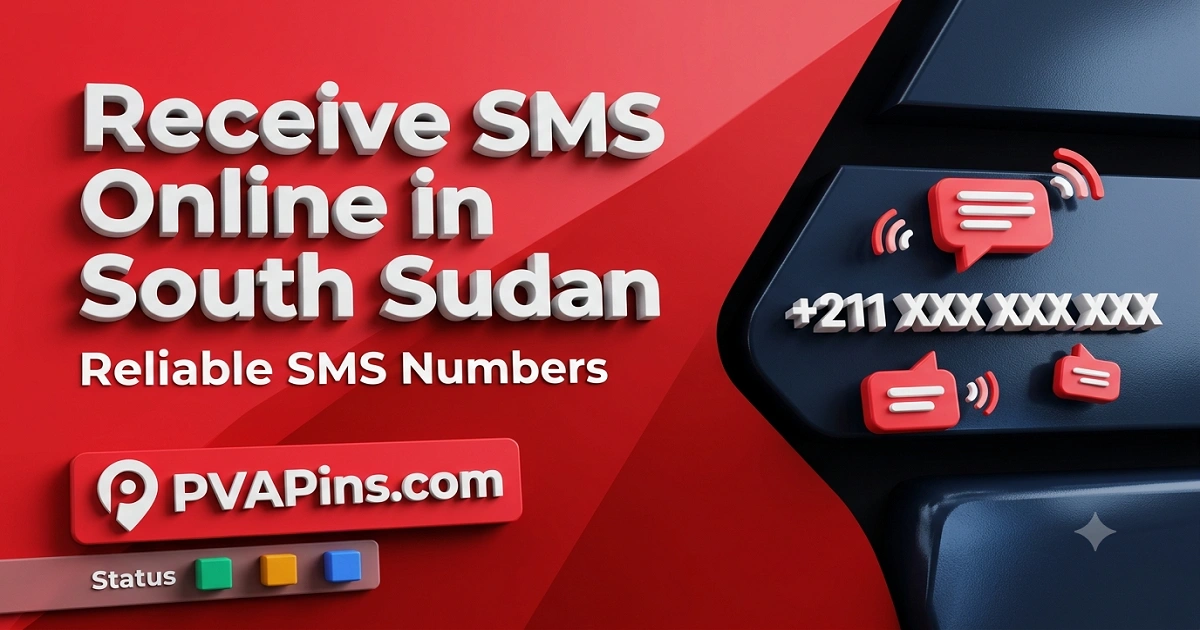 South Sudan — receive SMS online