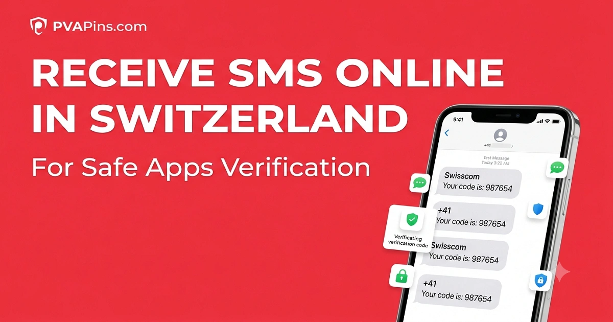 Switzerland — receive SMS online