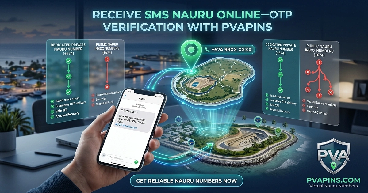Nauru — receive SMS online