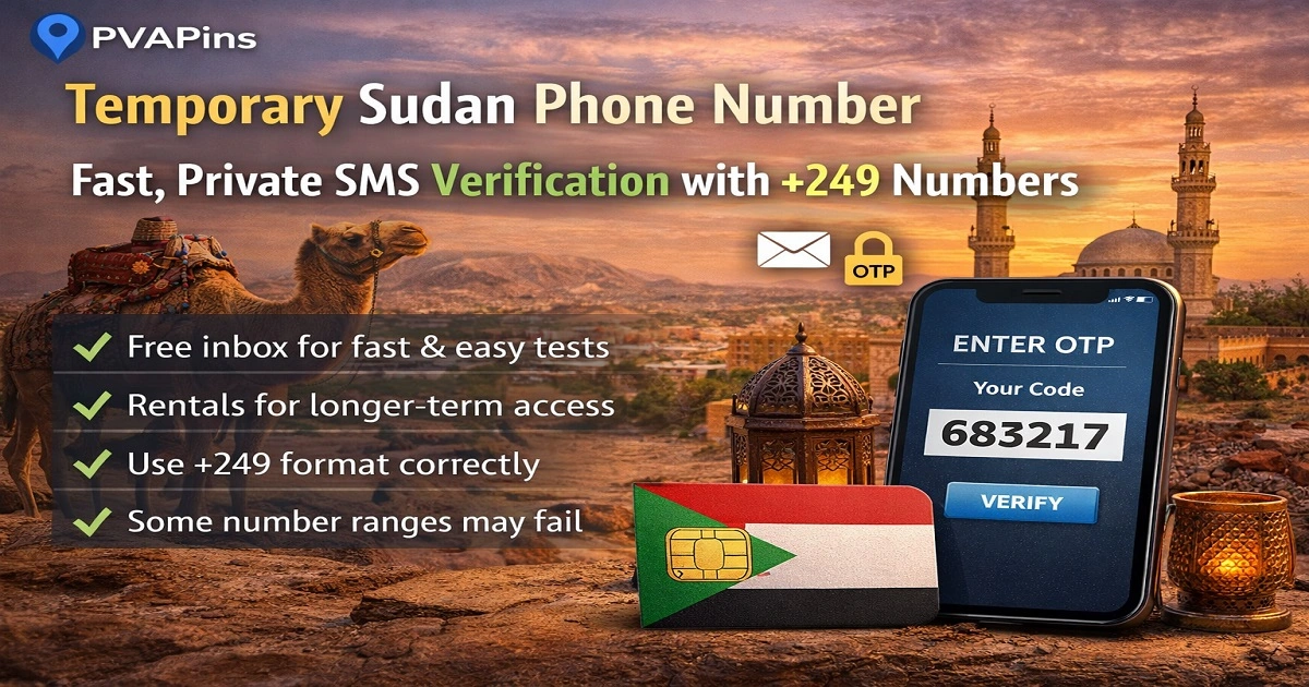 Temp Sudan Number Information