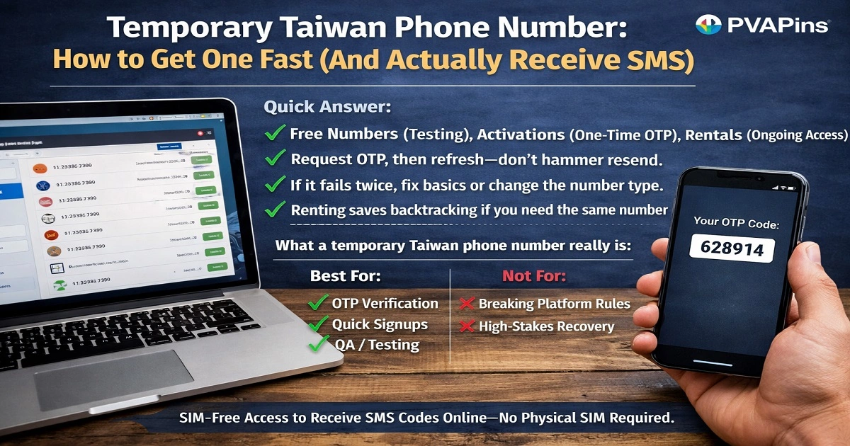 Temp Taiwan Number Information